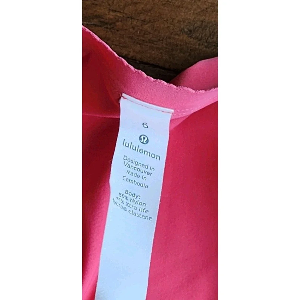 Lululemon NWOT Will The Wave Bikini Bottom Sz 6 Glossy
